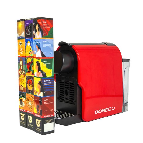 Капсульна кавомашина BOSECO®  km-red фото